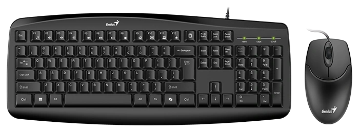 Genius KM-200 SMART HUN fekete multimédiás billentyűzet + egér