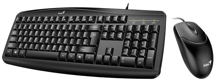 Genius KM-200 SMART HUN fekete multimédiás billentyűzet + egér