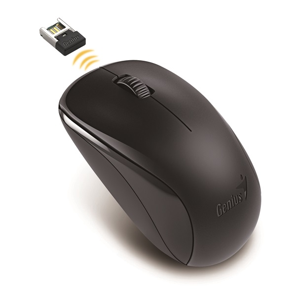 Genius NX-7000 BlueEye USB fekete vezeték nélküli egér