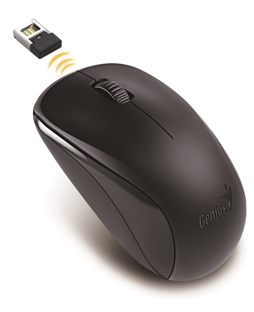 Genius NX-7000 BlueEye USB fekete vezeték nélküli egér