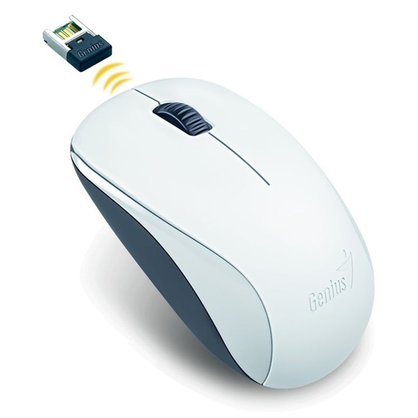 Genius Nx-7000 USB fehér vezeték nélküli egér