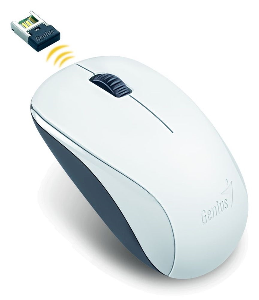 Genius Nx-7000 USB fehér vezeték nélküli egér