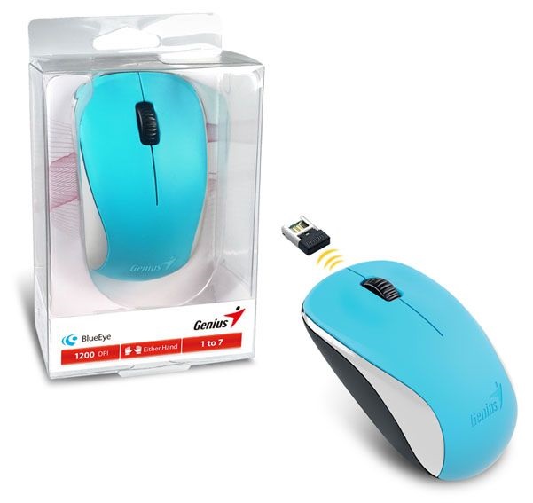Genius Nx-7000 USB kék vezeték nélküli egér