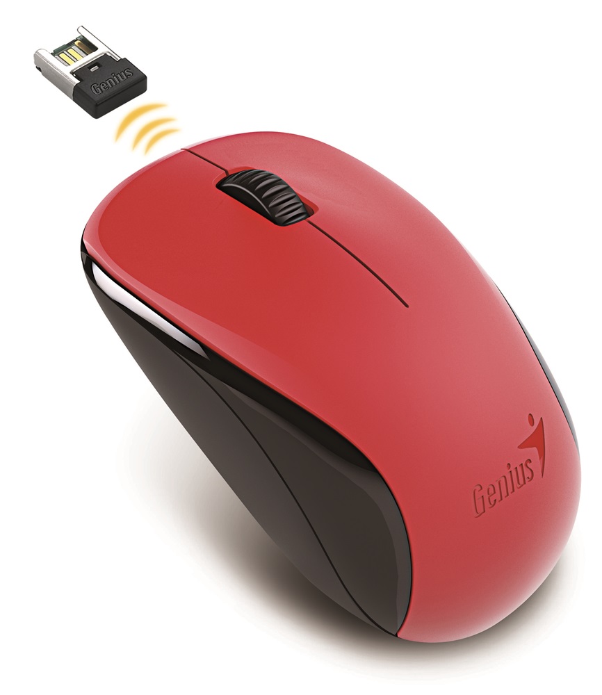 Genius Nx-7000 USB piros vezeték nélküli egér