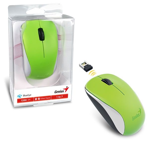 Genius Nx-7000 USB zöld vezeték nélküli egér