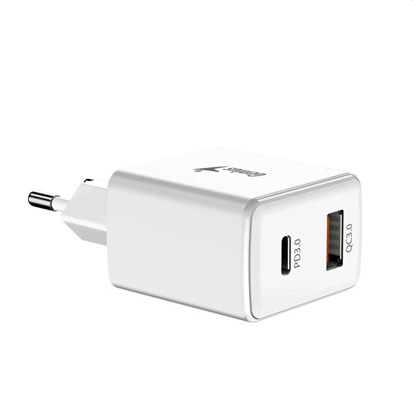 Genius PD-20AC 20W USB/Type-C fehér hálózati adapter