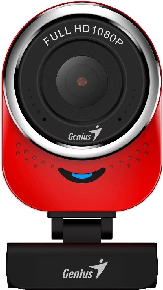 Genius Qcam 6000 1080p piros webkamera