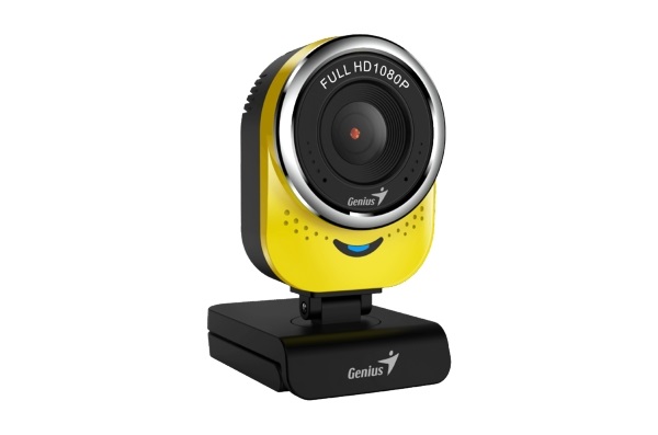 Genius Qcam 6000 1080p sárga webkamera