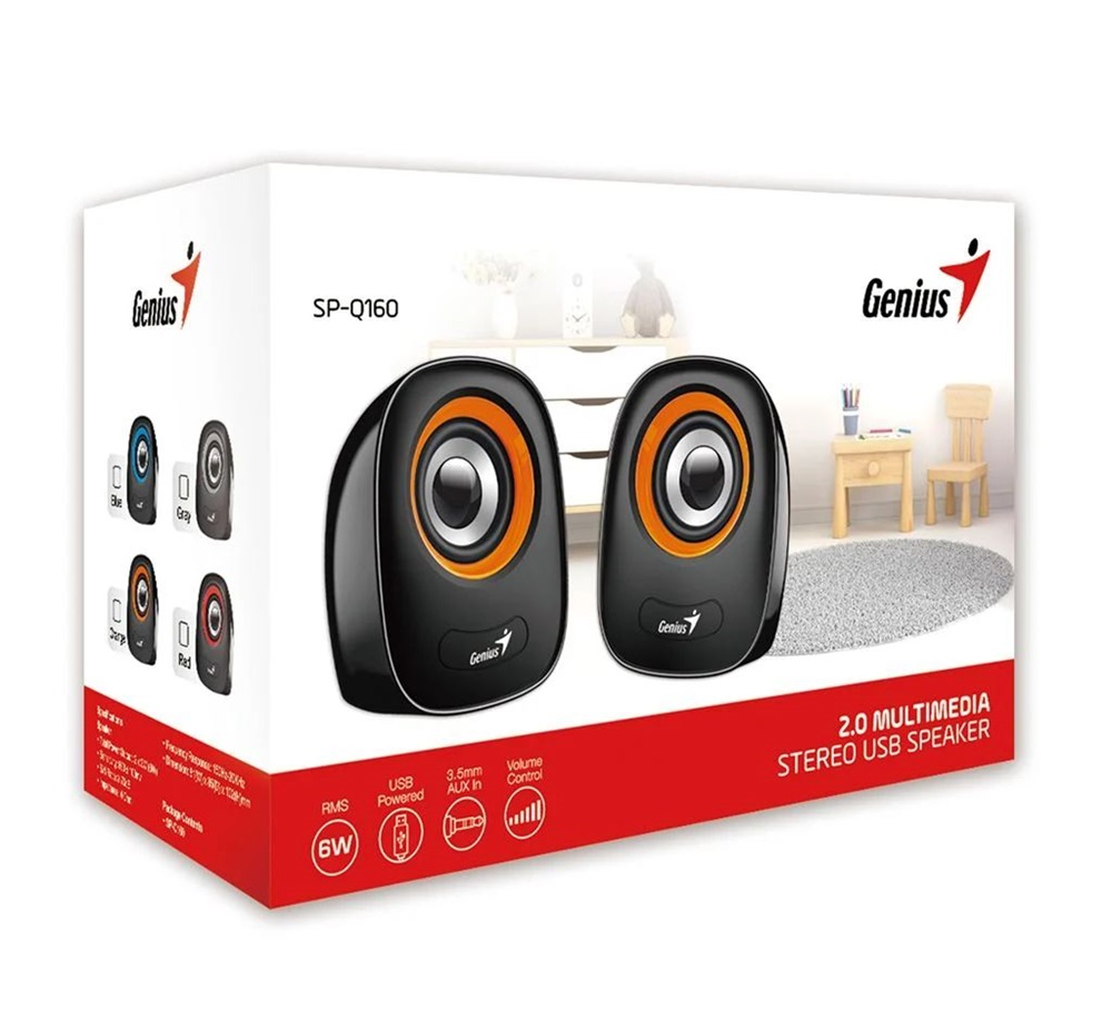 Genius SP-Q160 narancs hangszóró