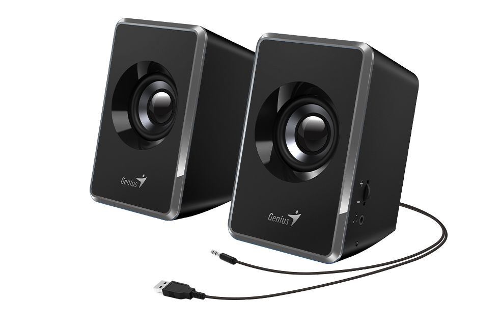 Genius SP-U125 2.0 USB szürke hangszóró pár
