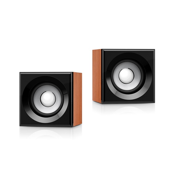 Genius SW-2.1 375 12W fa mintázatú hangszóró