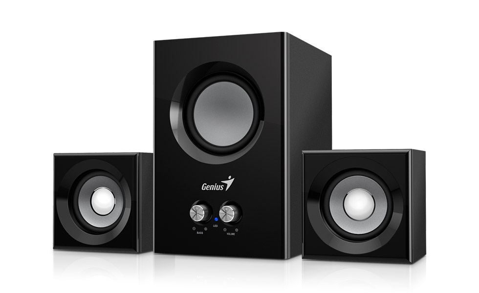 Genius SW-2.1 375 12W fekete hangszóró
