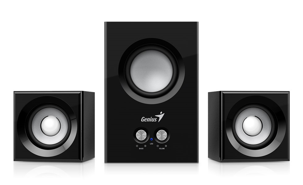 Genius SW-2.1 375 12W fekete hangszóró