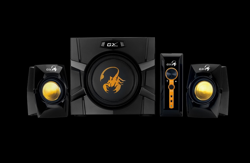 Genius SW-G2.1 3000 II 2.1 jack 70W fekete hangszóró