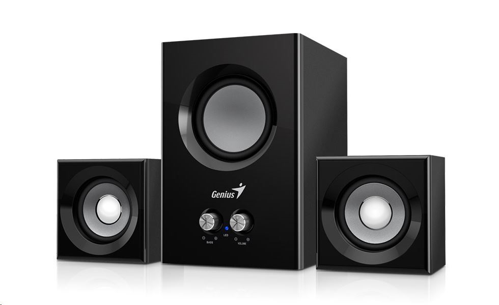 Genius SW-2.1 375 12W fekete hangszóró