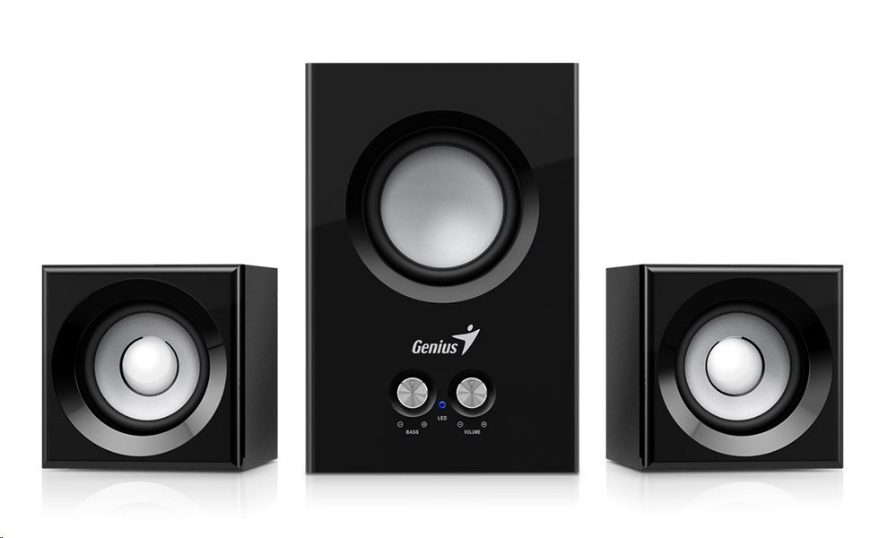 Genius SW-2.1 375 12W fekete hangszóró