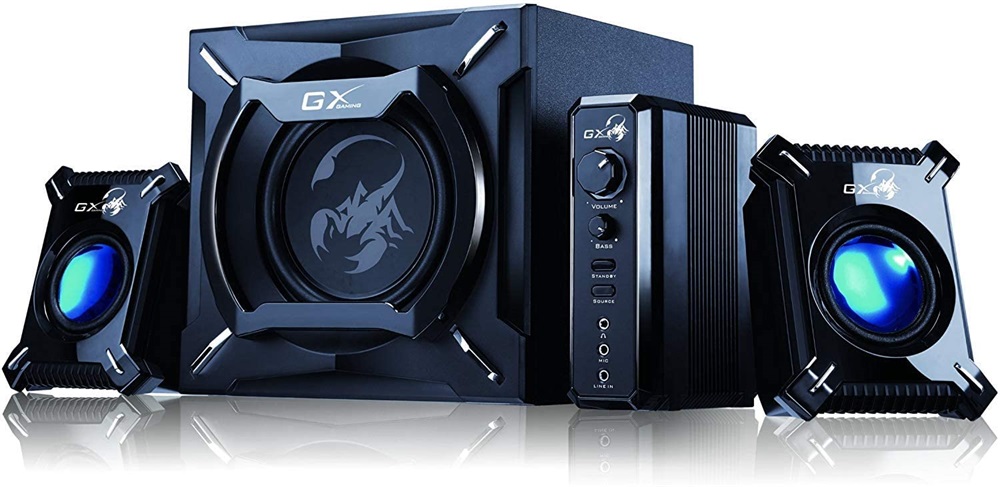 Genius SW G2.1 2000 II 2.1 jack 70W fekete hangszóró