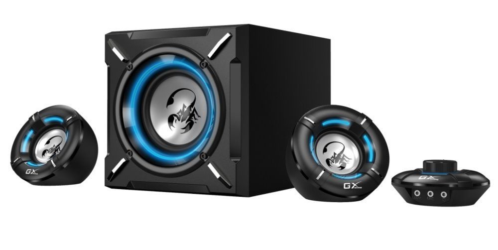 Genius SW-G2.1 1000 EU 2.1 fekete gamer hangszóró