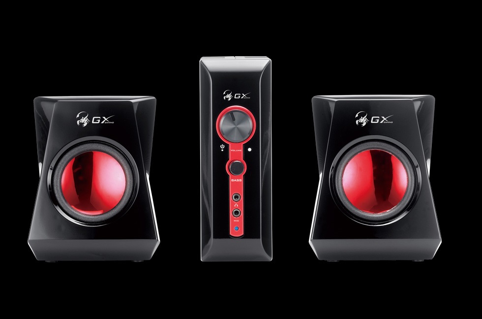 Genius SW-G2.1 1250 II 2.0 jack 36W fekete gamer hangszóró