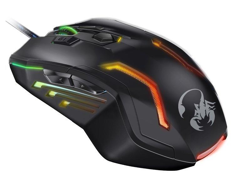 Genius Scorpion Spear Pro fekete gamer egér