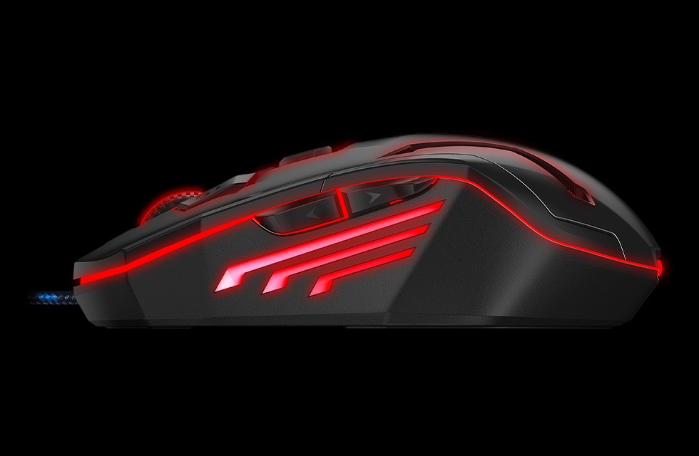 Genius Scorpion Spear Pro fekete gamer egér