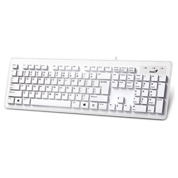 Genius SlimStar 130 HUN USB fehér billentyűzet