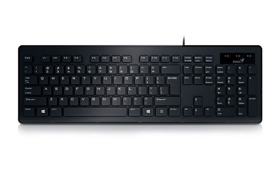 Genius SlimStar 130 HUN USB fekete billentyűzet
