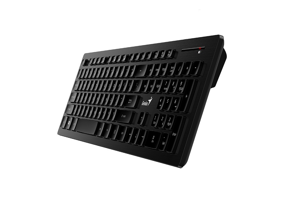 Genius SlimStar 8008 HUN fekete vezeték nélküli billentyűzet + egér