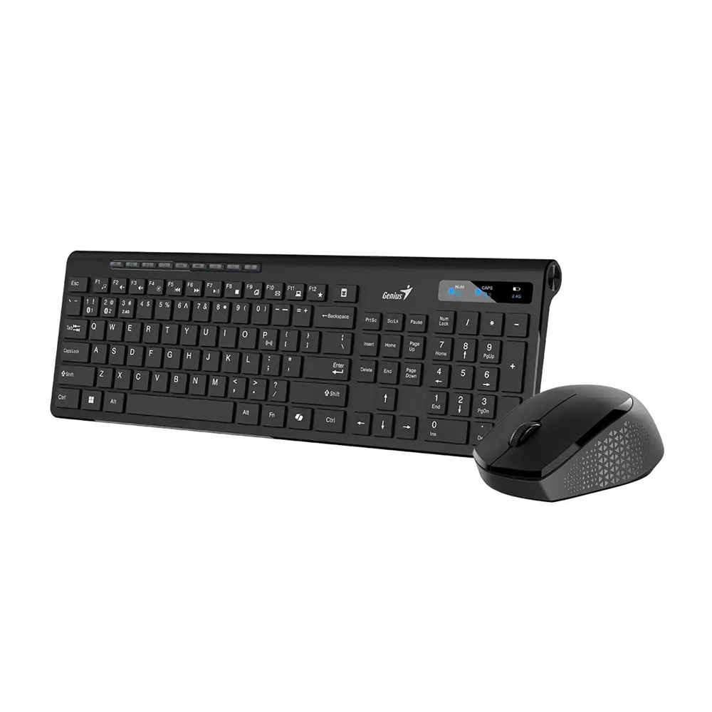 Genius SlimStar 8230 Magyar vezeték nélküli BT + 2.4G szett Copilot billentyűzettel és csendes egérrel