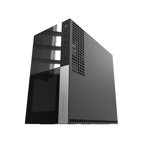 Geometric Future Model 4 Caliburn táp nélküli ablakos Mid Tower számítógépház fekete