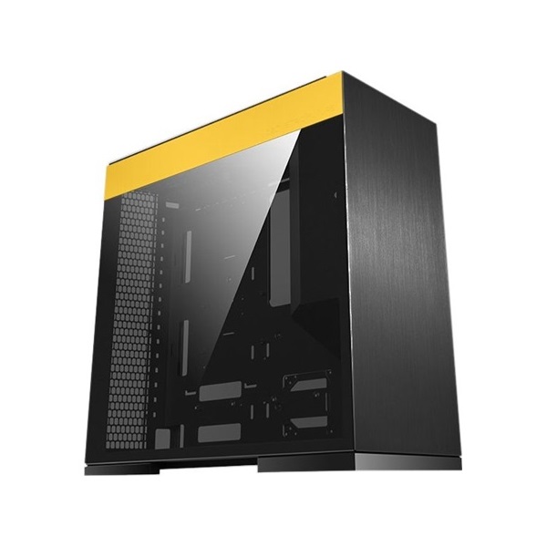 Geometric Future Model 8 Dharma táp nélküli ablakos Mid Tower számítógépház fekete-arany