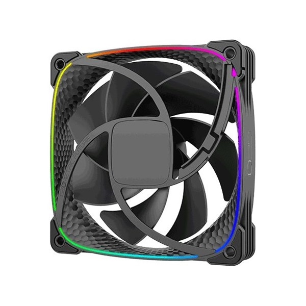 Geometric Future Squama 2503B Triple Pack  rendszerhűtő ventilátor fekete
