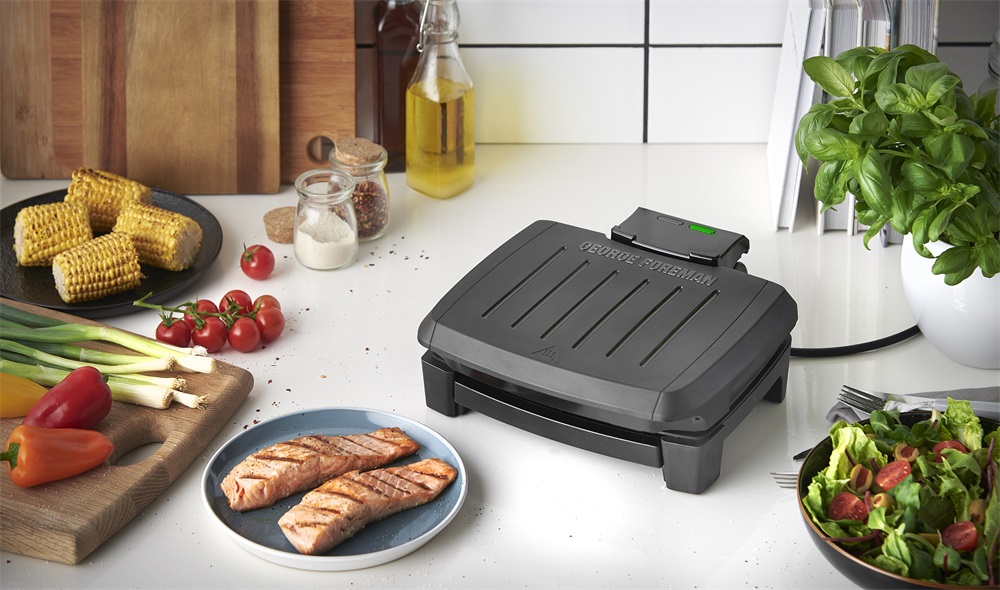 George Foreman 28300-56/GF Immersa Grill Small fekete kontaktgrill