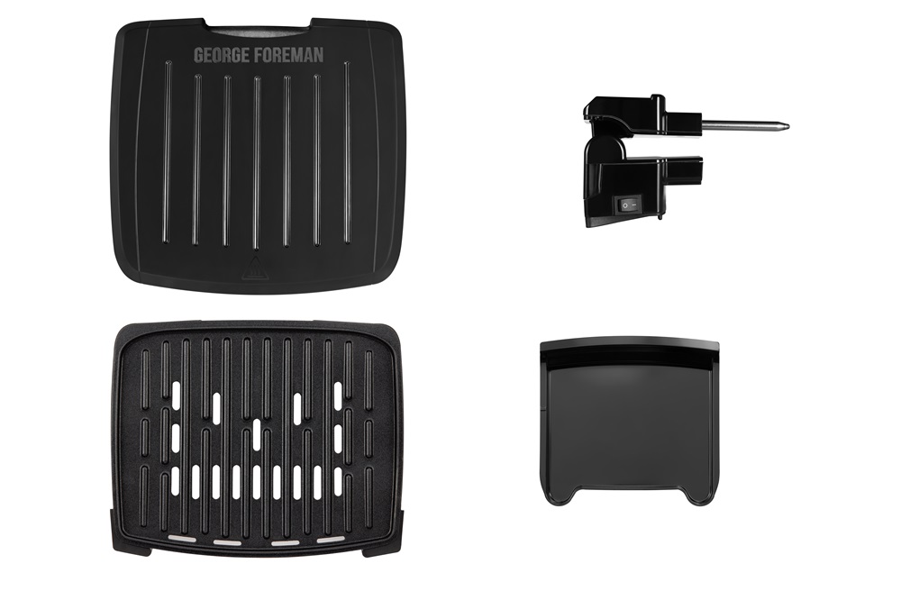 George Foreman 28310-56/GF Immersa Grill Medium fekete kontaktgrill