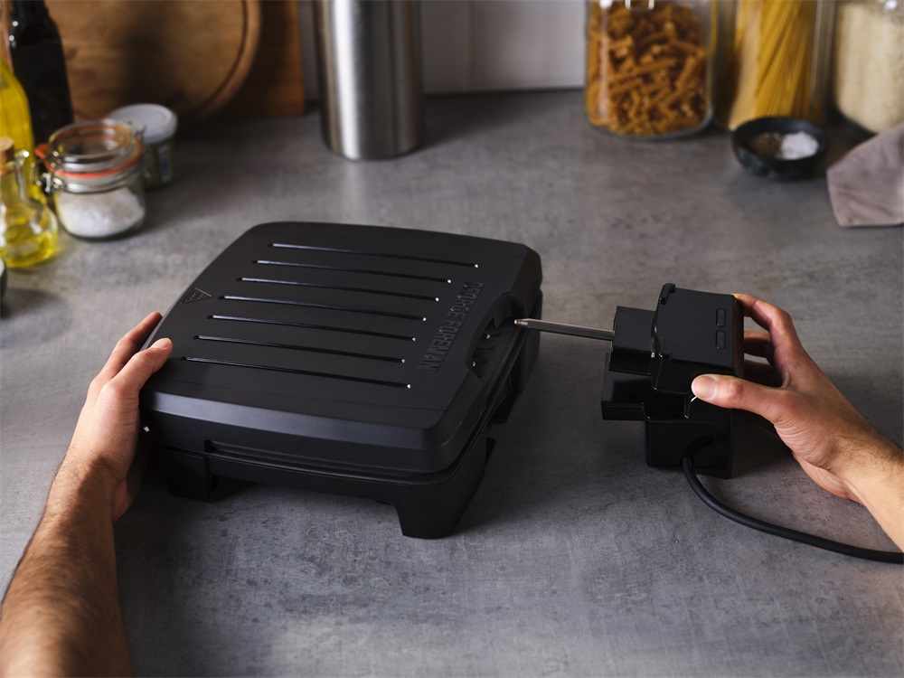 George Foreman 28310-56/GF Immersa Grill Medium fekete kontaktgrill