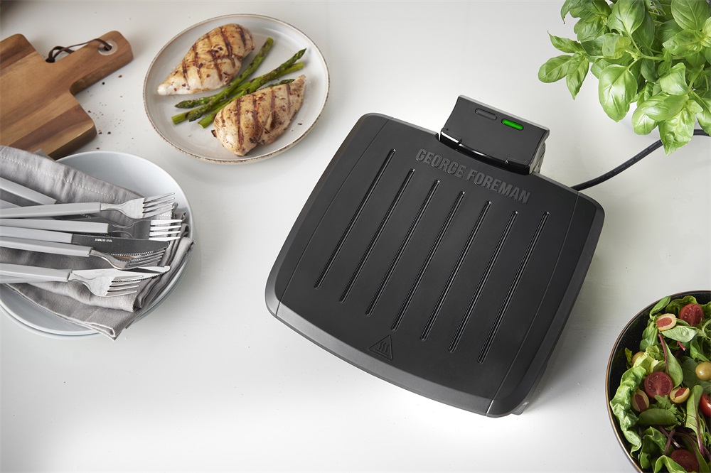 George Foreman 28310-56/GF Immersa Grill Medium fekete kontaktgrill