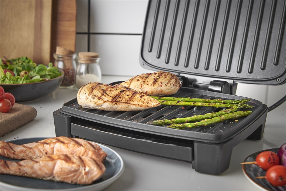 George Foreman 28310-56/GF Immersa Grill Medium fekete kontaktgrill