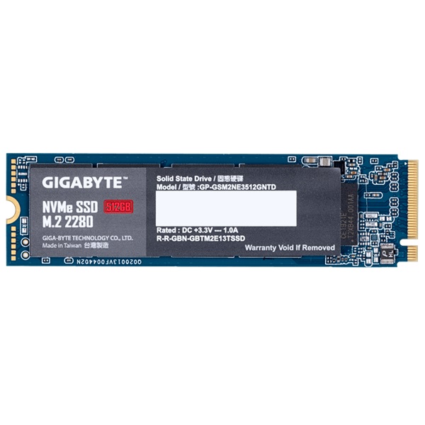 Gigabyte 512GB M.2 2280 (GP-GSM2NE3512GNTD) SSD