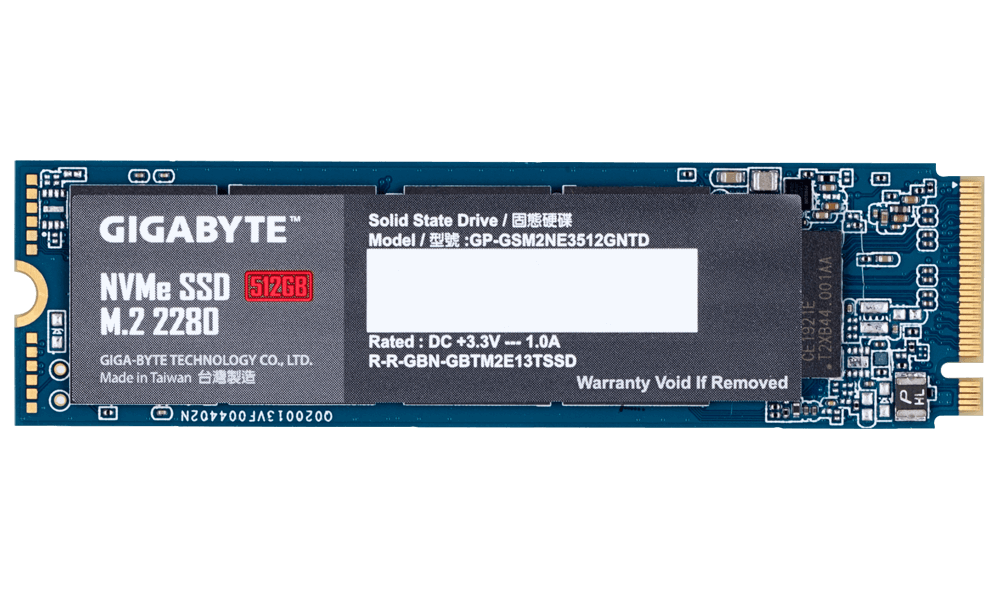 Gigabyte 512GB M.2 2280 (GP-GSM2NE3512GNTD) SSD