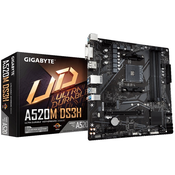 Gigabyte A520M-DS3H AMD A520 SocketAM4 mATX alaplap