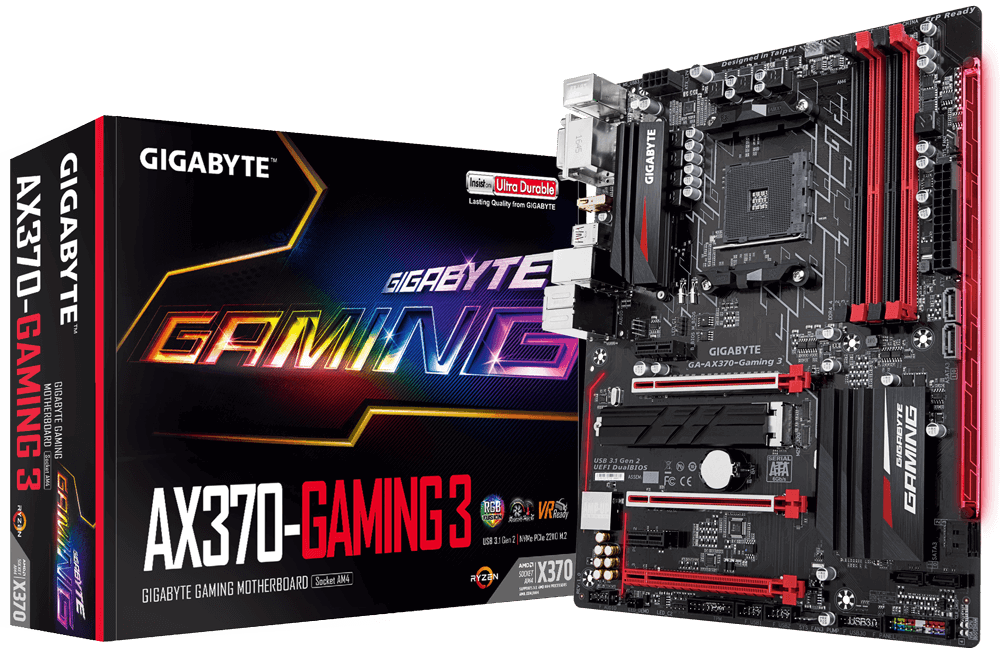 Gigabyte AX370-GAMING 3 AMD X370 SocketAM4 ATX alaplap