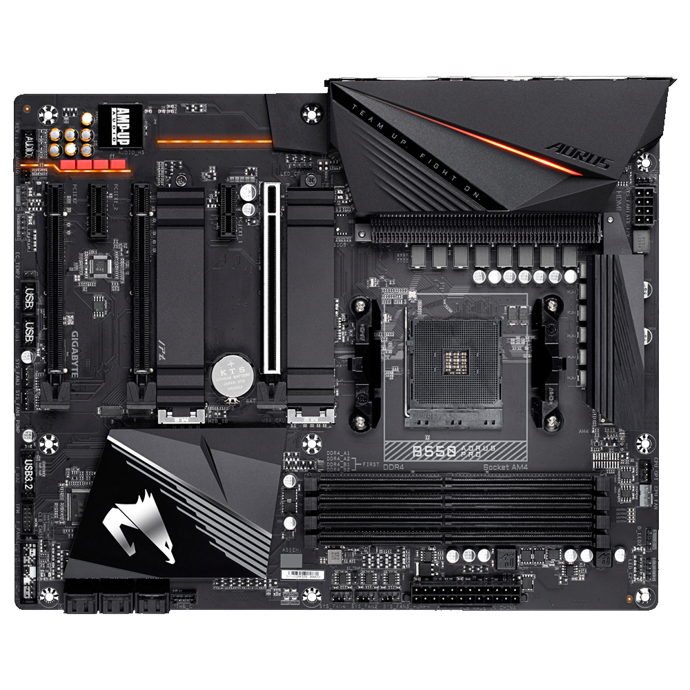 Gigabyte B550-AORUS-PRO AMD B550 SocketAM4 ATX alaplap