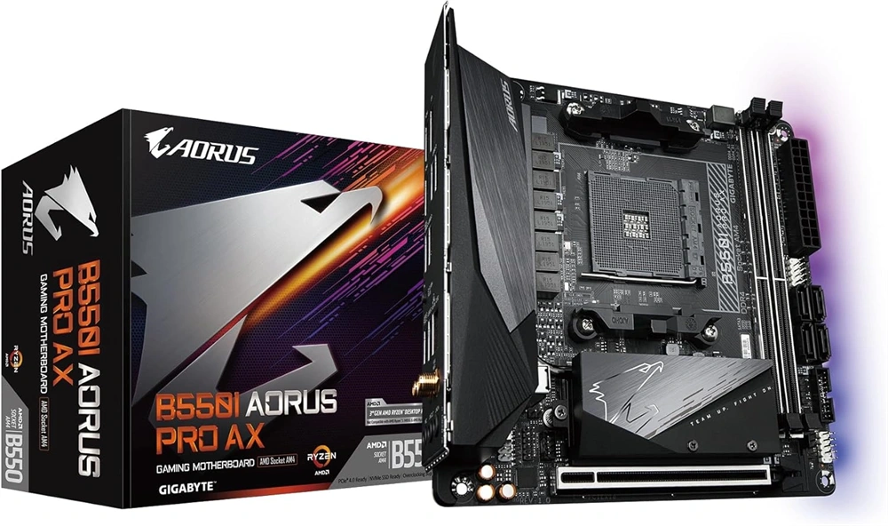 Gigabyte B550I AORUS PRO AX AMD B550 AM4 mini-ITX alaplap