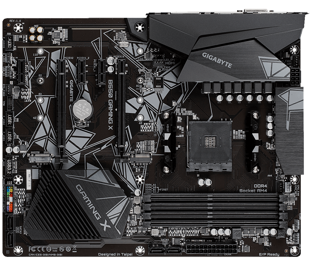 Gigabyte B550 GAMING X AMD B550 SocketAM4 ATX alaplap