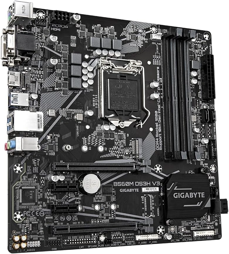 Gigabyte B560M DS3H V3 Intel B560 LGA1200 mATX alaplap