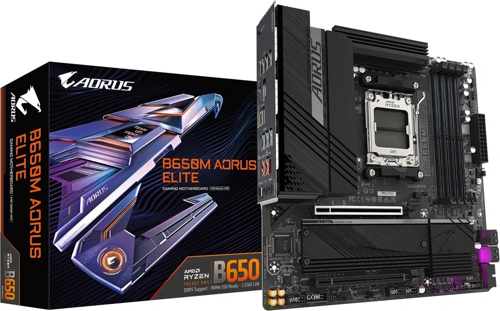 Gigabyte B650M AORUS ELITE AMD B650 AM5 mATX alaplap