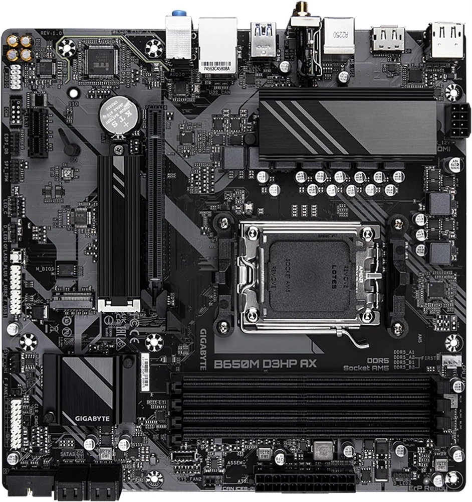 Gigabyte B650M D3HP AX AMD B650 AM5 mATX alaplap