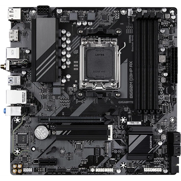 Gigabyte B650M D3HP AX AMD B650 AM5 mATX alaplap