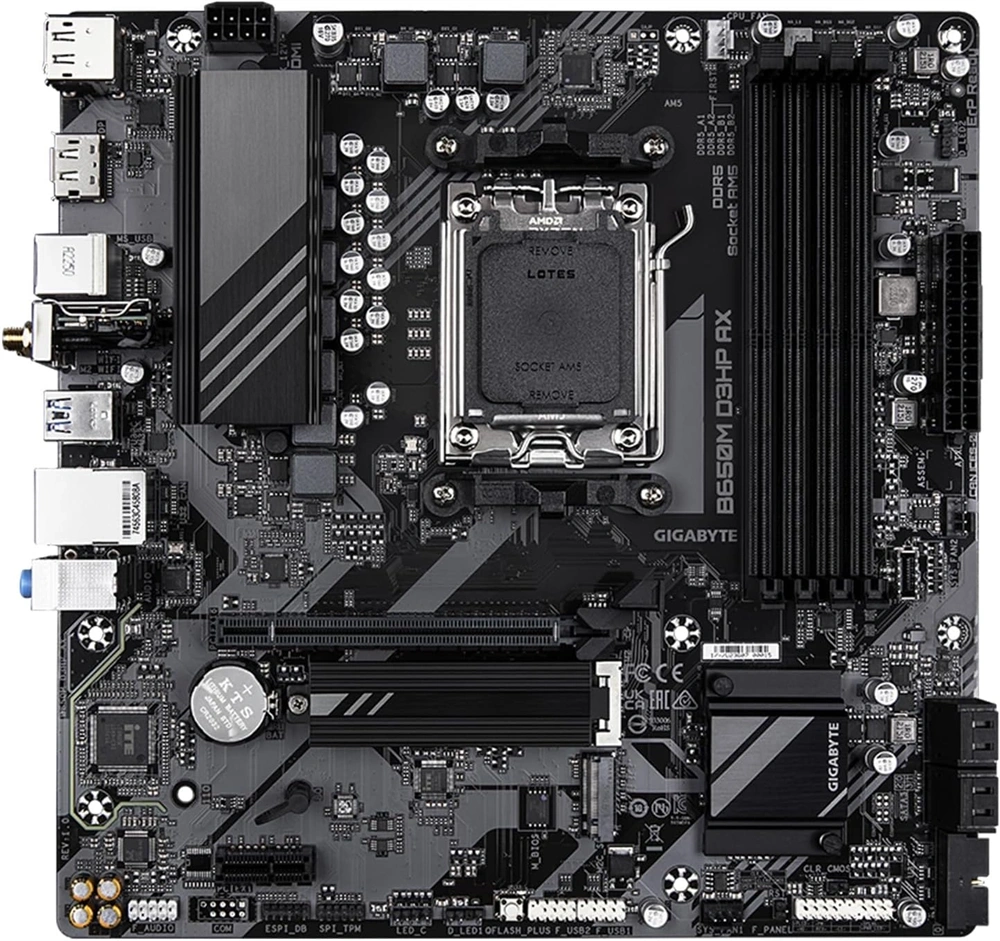 Gigabyte B650M D3HP AX AMD B650 AM5 mATX alaplap
