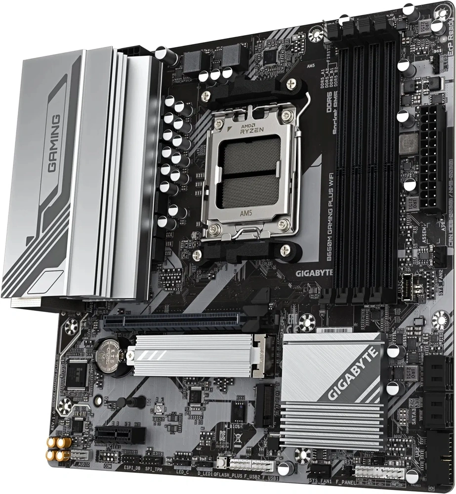Gigabyte B650M GAMING PLUS Wi-Fi AMD B650 AM5 ATX alaplap